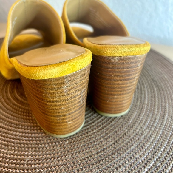 Anthropology Miss Albright suede mules sz8 - Picture 4 of 5